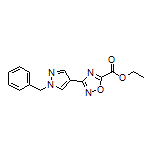 3-(1-苄基-4-吡唑基)-1,2,4-噁二唑-5-甲酸乙酯