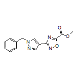 3-(1-苄基-4-吡唑基)-1,2,4-噁二唑-5-甲酸甲酯