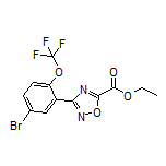 3-[5-溴-2-(三氟甲氧基)苯基]-1,2,4-噁二唑-5-甲酸乙酯