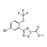 3-[5-溴-2-(三氟甲氧基)苯基]-1,2,4-噁二唑-5-甲酸甲酯