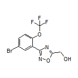 [3-[5-溴-2-(三氟甲氧基)苯基]-1,2,4-噁二唑-5-基]甲醇