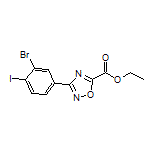 3-(3-溴-4-碘苯基)-1,2,4-噁二唑-5-甲酸乙酯