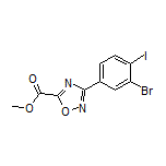 3-(3-溴-4-碘苯基)-1,2,4-噁二唑-5-甲酸甲酯
