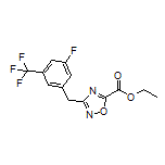 3-[3-氟-5-(三氟甲基)苄基]-1,2,4-噁二唑-5-甲酸乙酯