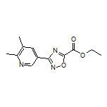 3-(5,6-二甲基-3-吡啶基)-1,2,4-噁二唑-5-甲酸乙酯