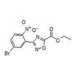3-(5-溴-2-硝基苯基)-1,2,4-噁二唑-5-甲酸乙酯