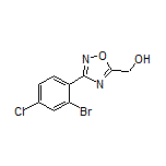 [3-(2-溴-4-氯苯基)-1,2,4-噁二唑-5-基]甲醇