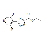 3-(3,5-二氟-4-吡啶基)-1,2,4-噁二唑-5-甲酸乙酯