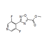 3-(3,5-二氟-4-吡啶基)-1,2,4-噁二唑-5-甲酸甲酯