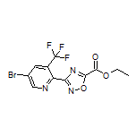 3-[5-溴-3-(三氟甲基)-2-吡啶基]-1,2,4-噁二唑-5-甲酸乙酯