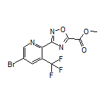 3-[5-溴-3-(三氟甲基)-2-吡啶基]-1,2,4-噁二唑-5-甲酸甲酯