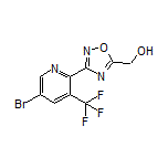 [3-[5-溴-3-(三氟甲基)-2-吡啶基]-1,2,4-噁二唑-5-基]甲醇