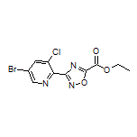 3-(5-溴-3-氯-2-吡啶基)-1,2,4-噁二唑-5-甲酸乙酯