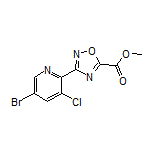 3-(5-溴-3-氯-2-吡啶基)-1,2,4-噁二唑-5-甲酸甲酯