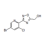 [3-(5-溴-3-氯-2-吡啶基)-1,2,4-噁二唑-5-基]甲醇