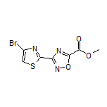 3-(4-溴-2-噻唑基)-1,2,4-噁二唑-5-甲酸甲酯
