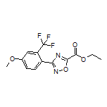 3-[4-甲氧基-2-(三氟甲基)苯基]-1,2,4-噁二唑-5-甲酸乙酯