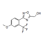 [3-[4-甲氧基-2-(三氟甲基)苯基]-1,2,4-噁二唑-5-基]甲醇