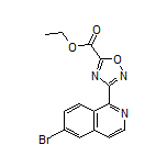 3-(6-溴-1-异喹啉基)-1,2,4-噁二唑-5-甲酸乙酯