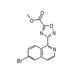 3-(6-溴-1-异喹啉基)-1,2,4-噁二唑-5-甲酸甲酯