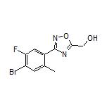 [3-(4-溴-5-氟-2-甲基苯基)-1,2,4-噁二唑-5-基]甲醇