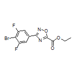 3-(4-溴-3,5-二氟苯基)-1,2,4-噁二唑-5-甲酸乙酯