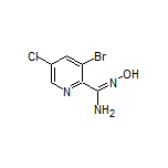 3-溴-5-氯-N’-羟基吡啶-2-甲脒