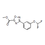 3-[3-(二氟甲氧基)苯基]-1,2,4-噁二唑-5-甲酸甲酯