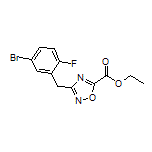 3-(5-溴-2-氟苄基)-1,2,4-噁二唑-5-甲酸乙酯