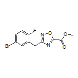 3-(5-溴-2-氟苄基)-1,2,4-噁二唑-5-甲酸甲酯