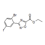 3-(2-溴-5-碘苯基)-1,2,4-噁二唑-5-甲酸乙酯