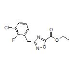 3-(3-氯-2-氟苄基)-1,2,4-噁二唑-5-甲酸乙酯