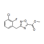 3-(3-氯-2-氟苄基)-1,2,4-噁二唑-5-甲酸甲酯