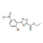 3-(2-溴-5-硝基苯基)-1,2,4-噁二唑-5-甲酸乙酯