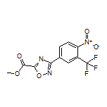 3-[4-硝基-3-(三氟甲基)苯基]-1,2,4-噁二唑-5-甲酸甲酯