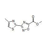 3-(4-甲基-2-噻唑基)-1,2,4-噁二唑-5-甲酸甲酯