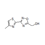 [3-(4-甲基-2-噻唑基)-1,2,4-噁二唑-5-基]甲醇