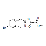 3-(4-溴-2-甲基苄基)-1,2,4-噁二唑-5-甲酸甲酯