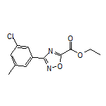 3-(3-氯-5-甲基苯基)-1,2,4-噁二唑-5-甲酸乙酯