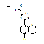 3-(5-溴-8-喹啉基)-1,2,4-噁二唑-5-甲酸乙酯