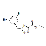 3-(3,5-二溴苄基)-1,2,4-噁二唑-5-甲酸乙酯