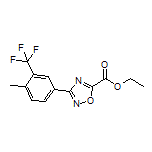 3-[4-甲基-3-(三氟甲基)苯基]-1,2,4-噁二唑-5-甲酸乙酯
