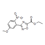 3-(5-甲氧基-2-硝基苯基)-1,2,4-噁二唑-5-甲酸乙酯