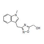 [3-[(1-甲基-3-吲哚基)甲基]-1,2,4-噁二唑-5-基]甲醇