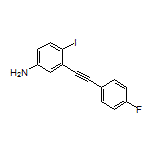 3-[(4-氟苯基)乙炔基]-4-碘苯胺