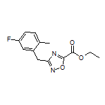 3-(5-氟-2-甲基苄基)-1,2,4-噁二唑-5-甲酸乙酯
