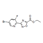 3-(5-溴-3-氟-2-吡啶基)-1,2,4-噁二唑-5-甲酸乙酯