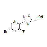 [3-(5-溴-3-氟-2-吡啶基)-1,2,4-噁二唑-5-基]甲醇