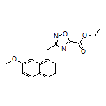 3-[(7-甲氧基-1-萘基)甲基]-1,2,4-噁二唑-5-甲酸乙酯