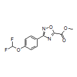3-[4-(二氟甲氧基)苯基]-1,2,4-噁二唑-5-甲酸甲酯